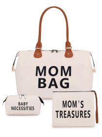 Weekender Bag For Women, Travel Duffel Bag For Women, Gym Bag Girls Traveling Mom Bag ,Carry On Tote Bag For Women Travel Sports Airplanes 3Pcs S (Color: White)