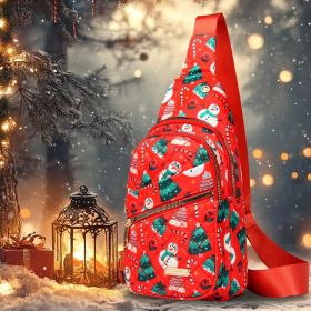 Christmas Holiday Chest Bag (Color: Red)